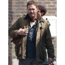 Greenland Migration Gerard Butler Green Jacket